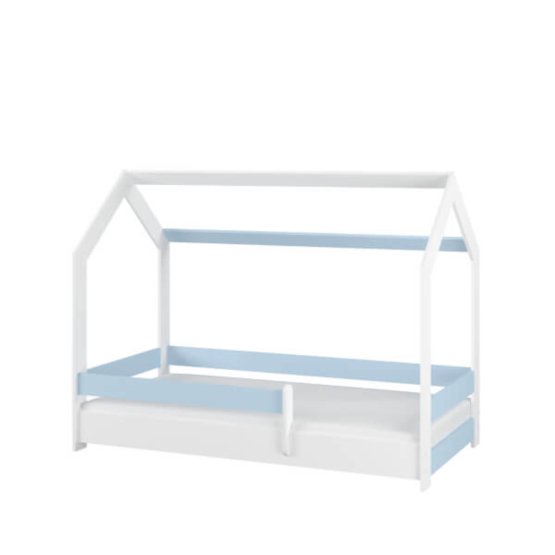 Domečková postel Sofie 160x80 cm - modrá