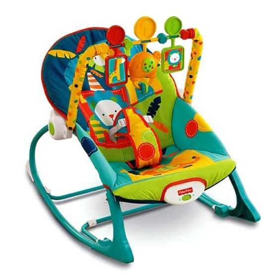 Fisher Price lehátko 2v1 s hrací hračkou