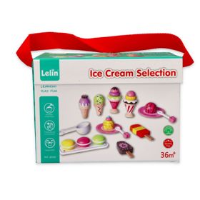 Zmrzlina - sada zmrzlina 25 umění - hračka dřevo, Lelin