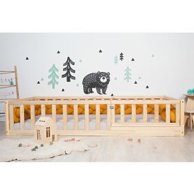 Dětská nízká postel Montessori Bear, Spokojny Sen