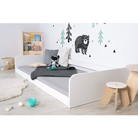 Bazar - Montessori dřevěná postel Sia - bílá, Ourbaby®