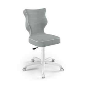 Ergonomická židle k psacímu stolu upravená na výšku 146-176,5 cm - šedá , ENTELO