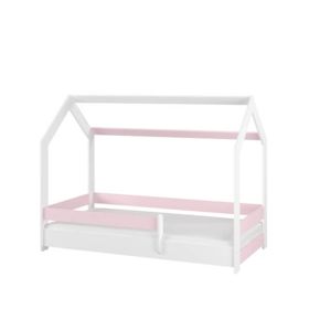 Domečková postel Sofie 180x80 cm - růžová