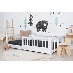 Bazar - Dětská nízká postel Montessori Ourbaby - bílá, Ourbaby®