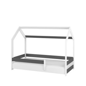 Domečková postel Sofie 160x80 cm - šedá